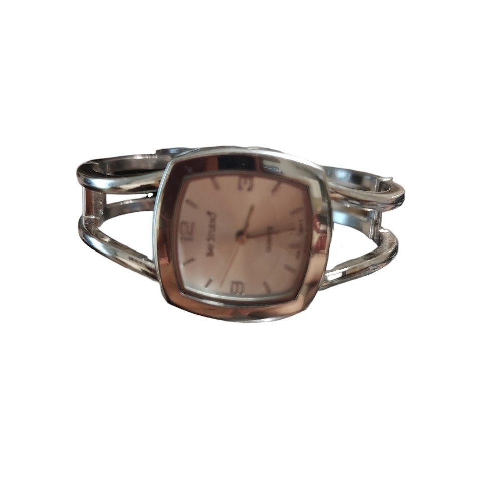 Bay Studio silver bangle fashion watch
